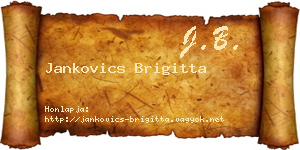 Jankovics Brigitta névjegykártya