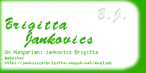 brigitta jankovics business card